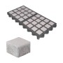 HL Drainpflaster Füllstein, weiß, 7,4x7,4x4,9cm, passend zum Rasengitter für Stellplätze und Gehwege.