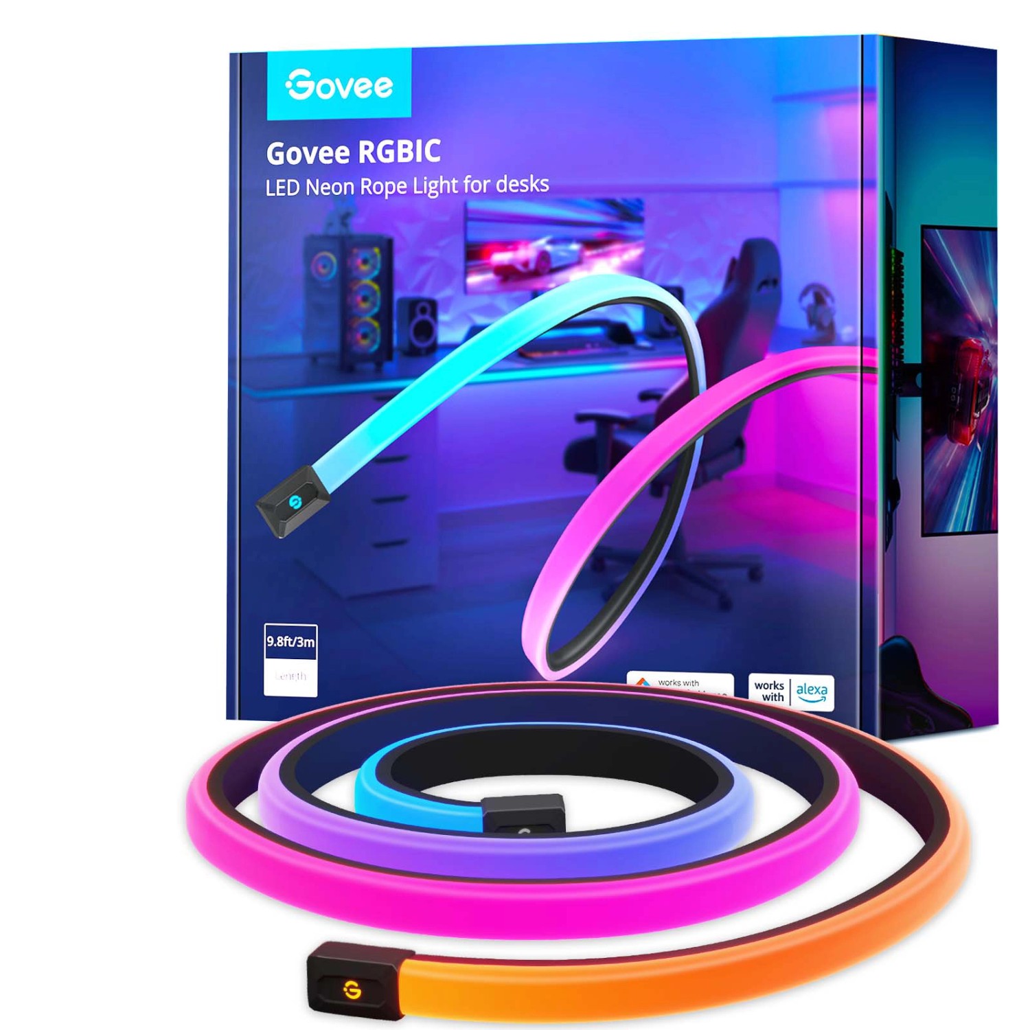 Govee LED-Neon-Seilzugleuchten für Tische H61C3