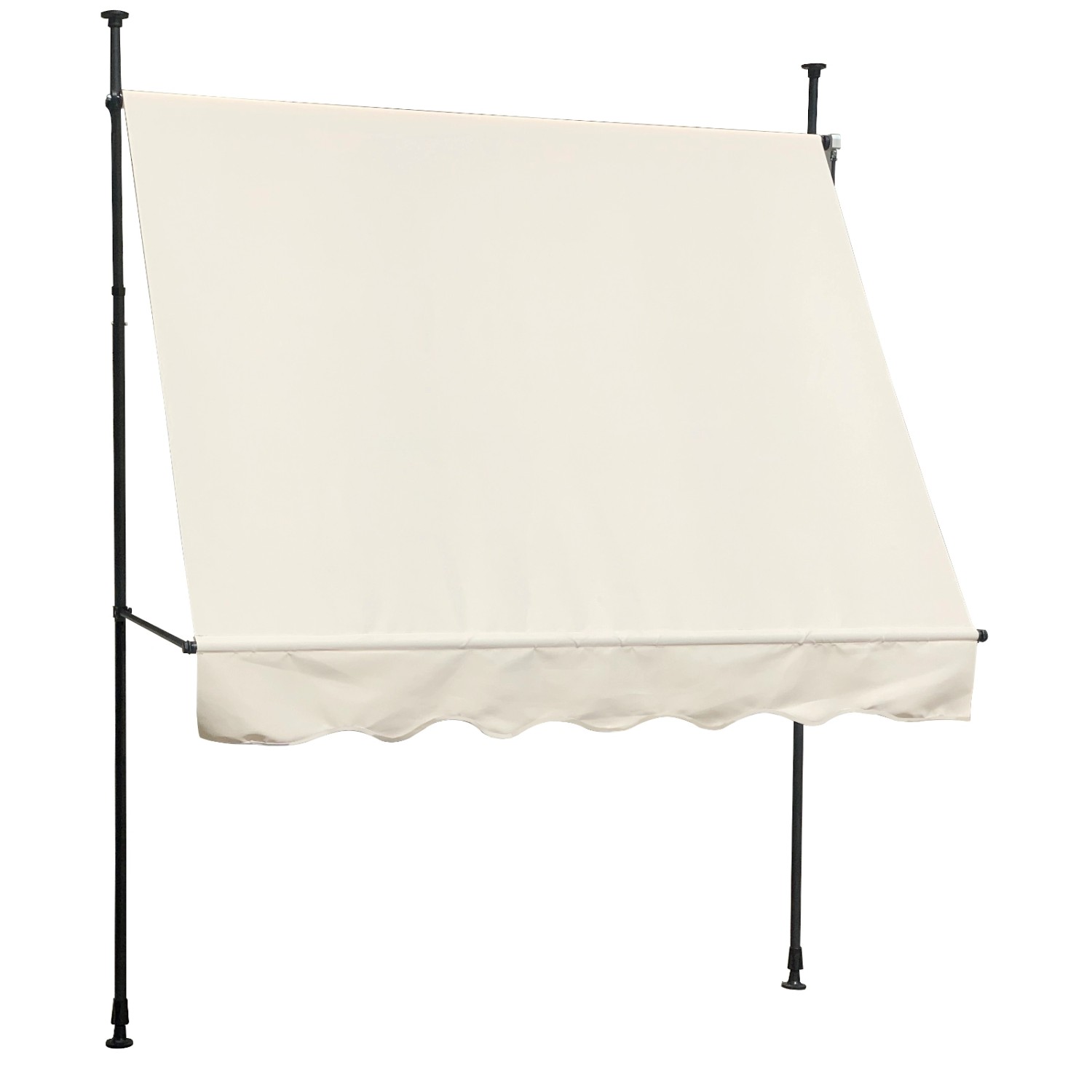 Svita Klemmmarkise Balkonmarkise Sonnenschutz Handkurbel ohne Bohren 150x30 günstig online kaufen