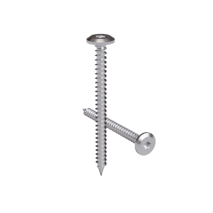 Zwei SolMount Tellerkopfschrauben A2 8x80 TX40 für Solaranlagen.