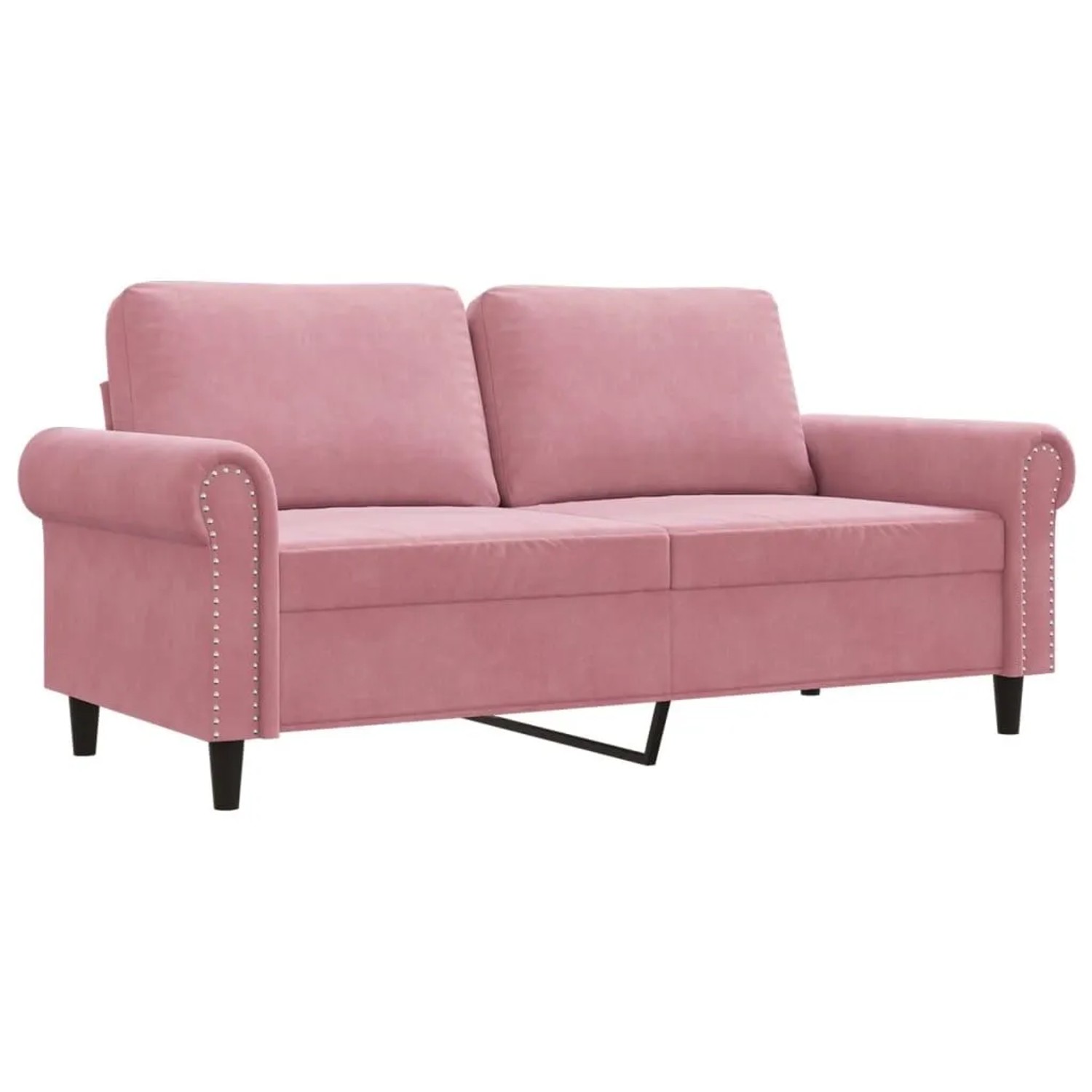 vidaXL 2-Sitzer-Sofa Rosa 140 cm Samt 359532 günstig online kaufen