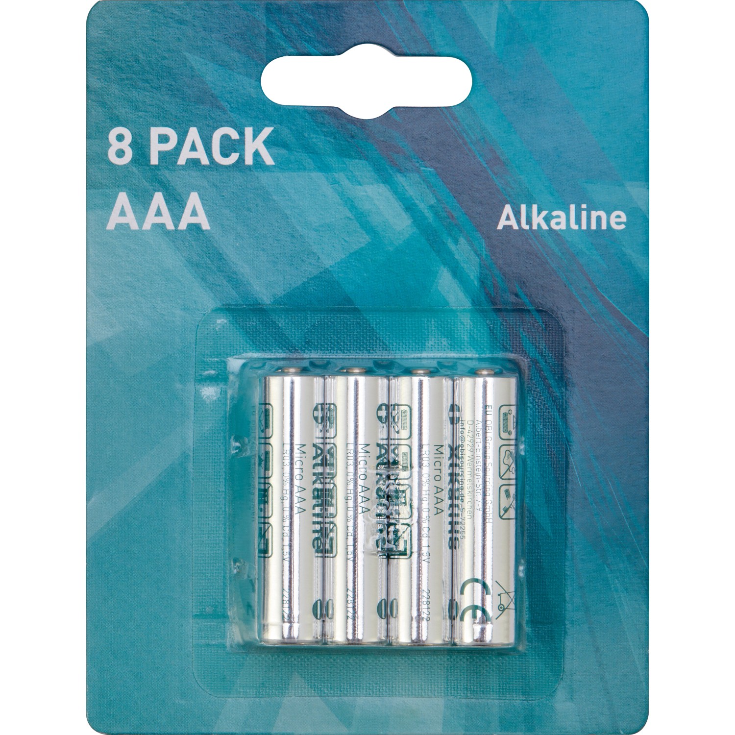 Batterien Micro AAA Alkaline 8 Stück