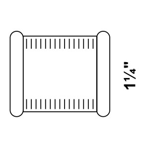 Doppelmuffe, verzinkt, 39 mm (1 1/4 IG) für Temperguss-Fittings.