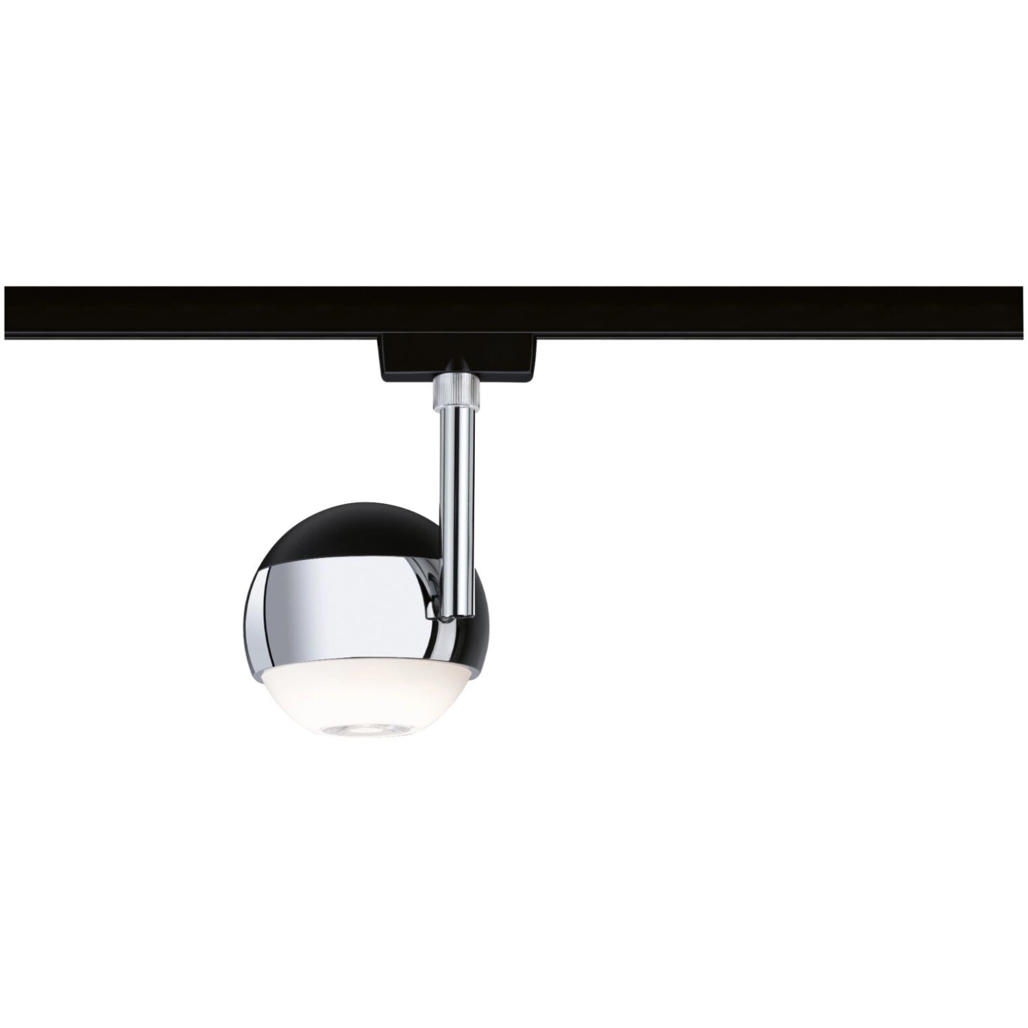 Paulmann Urail LED Spot Capsule II, dimmbar, 6W, schwarz/chrom, für Schienensysteme.