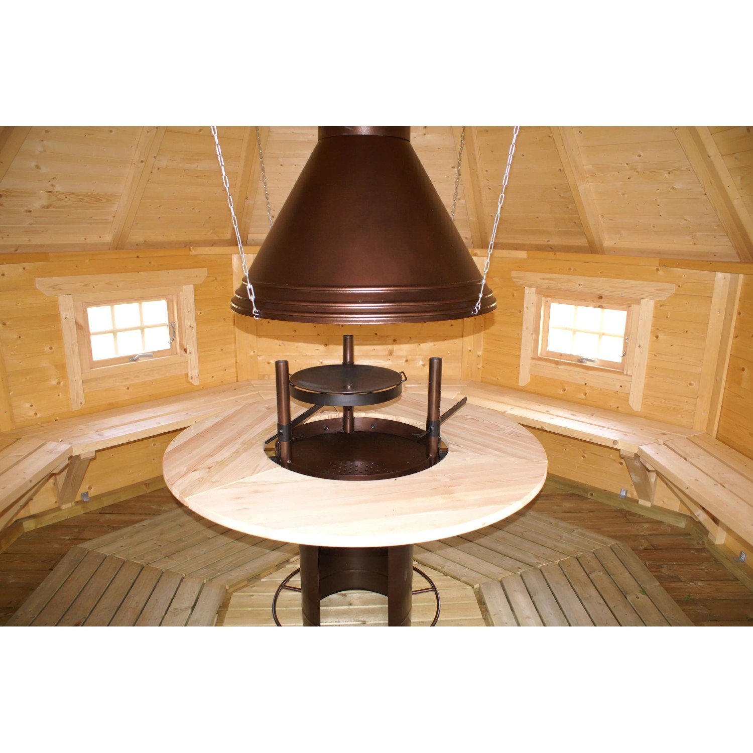 Palmako Grillkota Eva Grau tauchgrundiert BxT: 379 cm x 379 cm_9