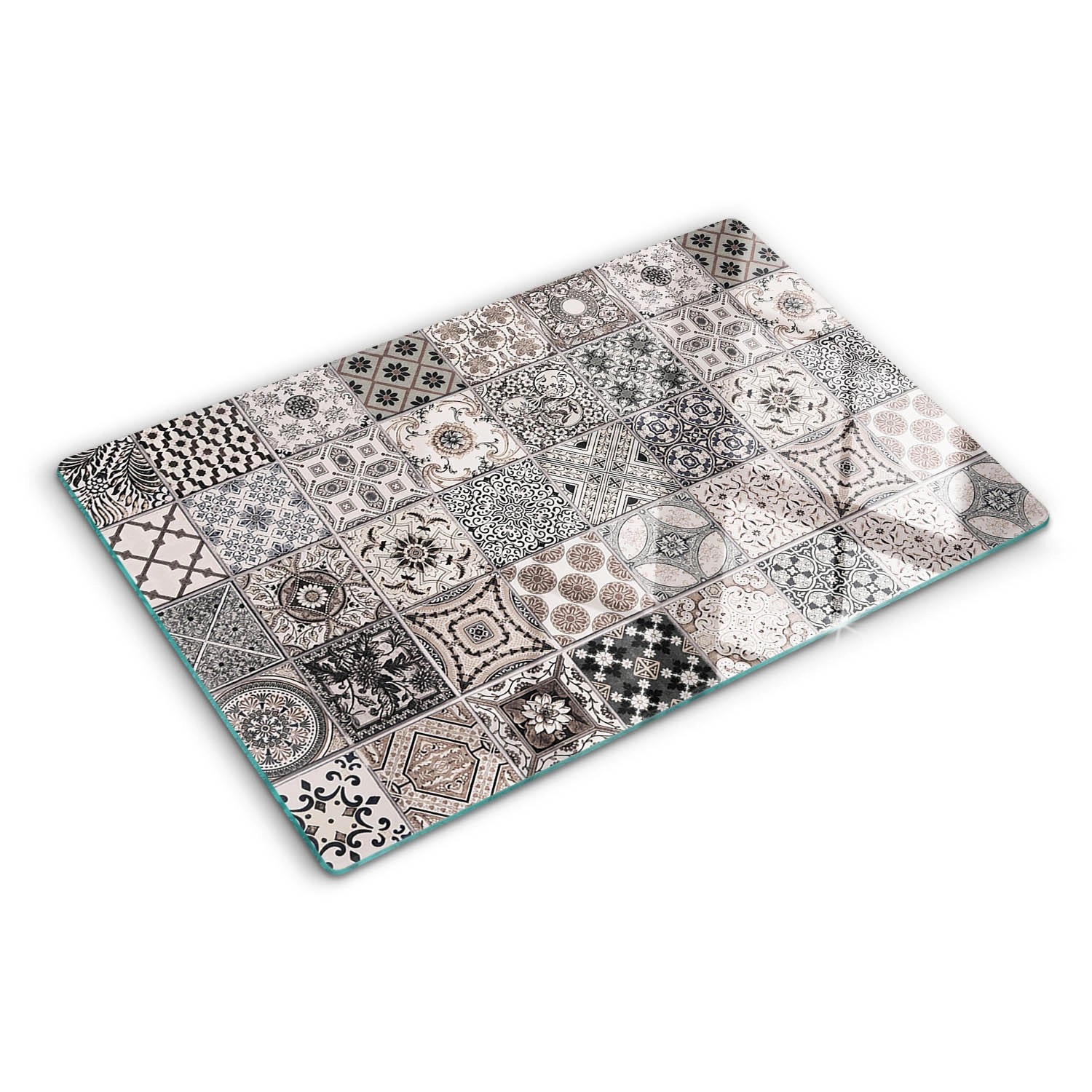 Tulup Herdabdeckplatte 80x52 cm Schneidebrett aus Glas Schutzplatte Spritzs günstig online kaufen