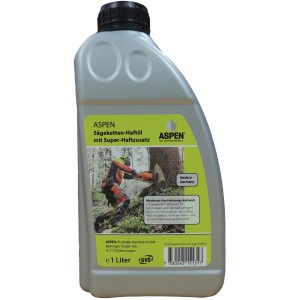 Aspen Mineralisches Kettenöl 1 l für Kettensägen: Optimaler Schutz und Schmierung.