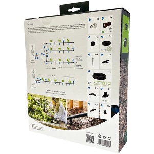 Geka Drip Set für Gemüse-/Blumenbeete (Ø 6 mm): Bewässerungssystem mit Zubehör.