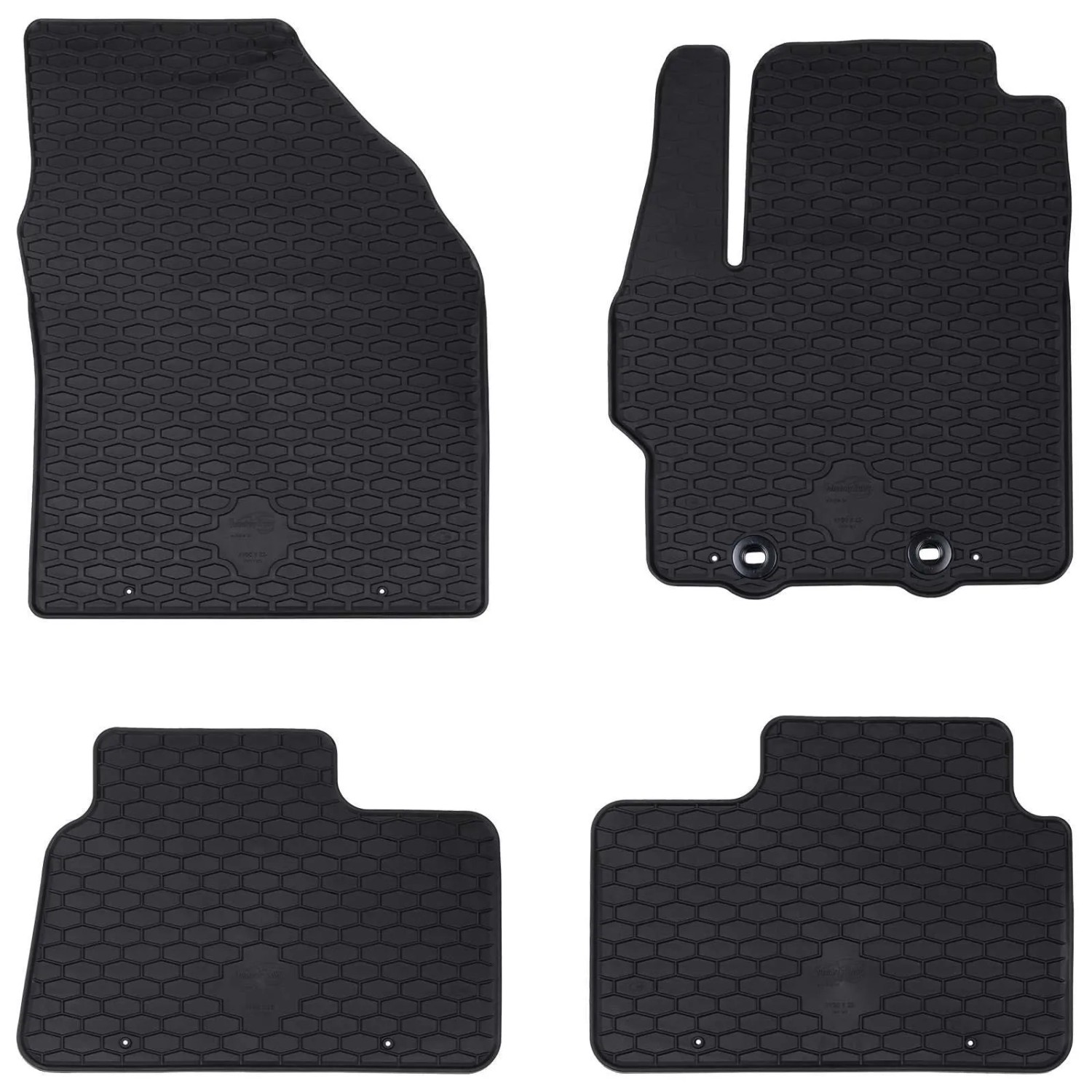vidaXL Autofußmatte 4-Tlg Schwarz Geeignet für Toyota AYGO X 2022- 42029123