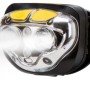Energizer Vision Ultra Kopflampe mit 3xAAA Batterien, leuchtend.