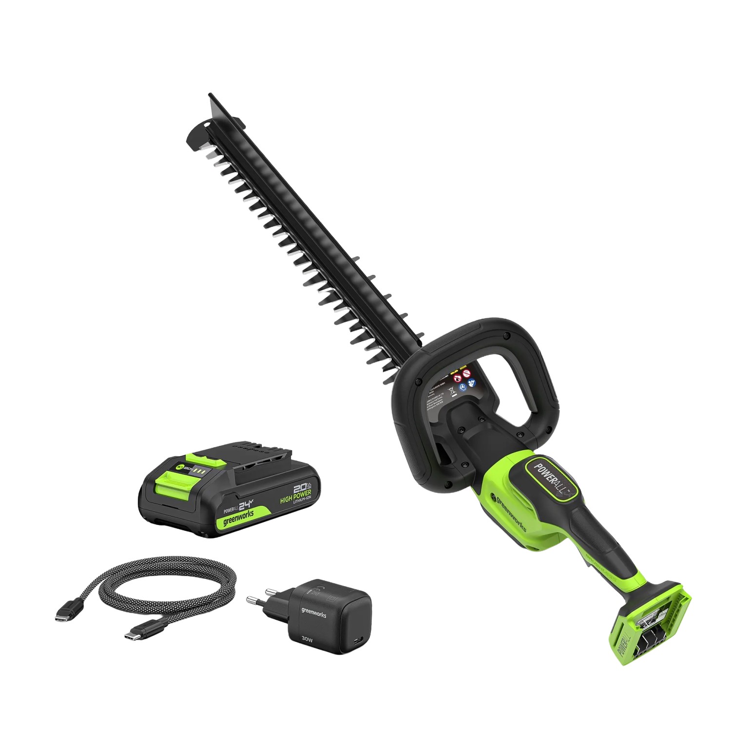 Image of Greenworks Akku-Heckenschere-Set Gen 2 Klinge 51 cm