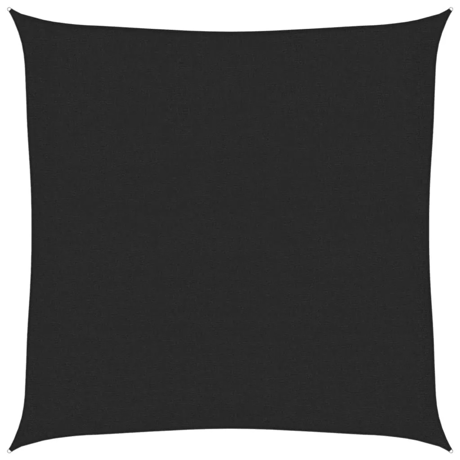 vidaXL Sonnensegel 160 g/m² Schwarz 3x3 m HDPE 311714