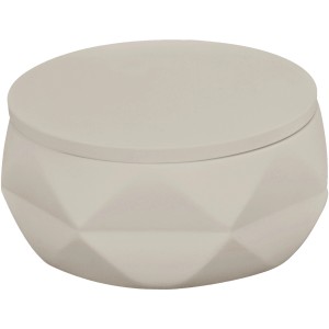 Kleine Wolke Aufbewahrungsdose Crackle Jar in Sandbeige mit 3D-Struktur.