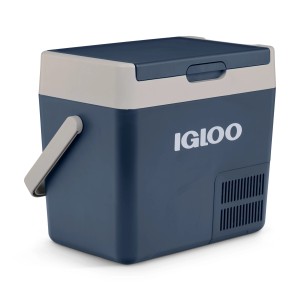 Igloo Kompressor-Kühlbox ICF18, 19 l, rauchblau. Tragbare Kühlbox für Camping und unterwegs.