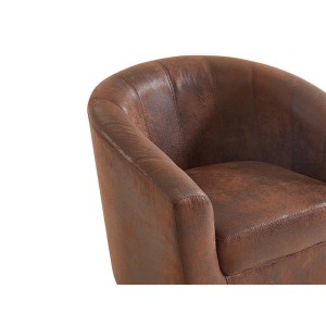 Vente-unique Sessel Mit Gerader Rückenlehne Cristobal Braun 78 cm