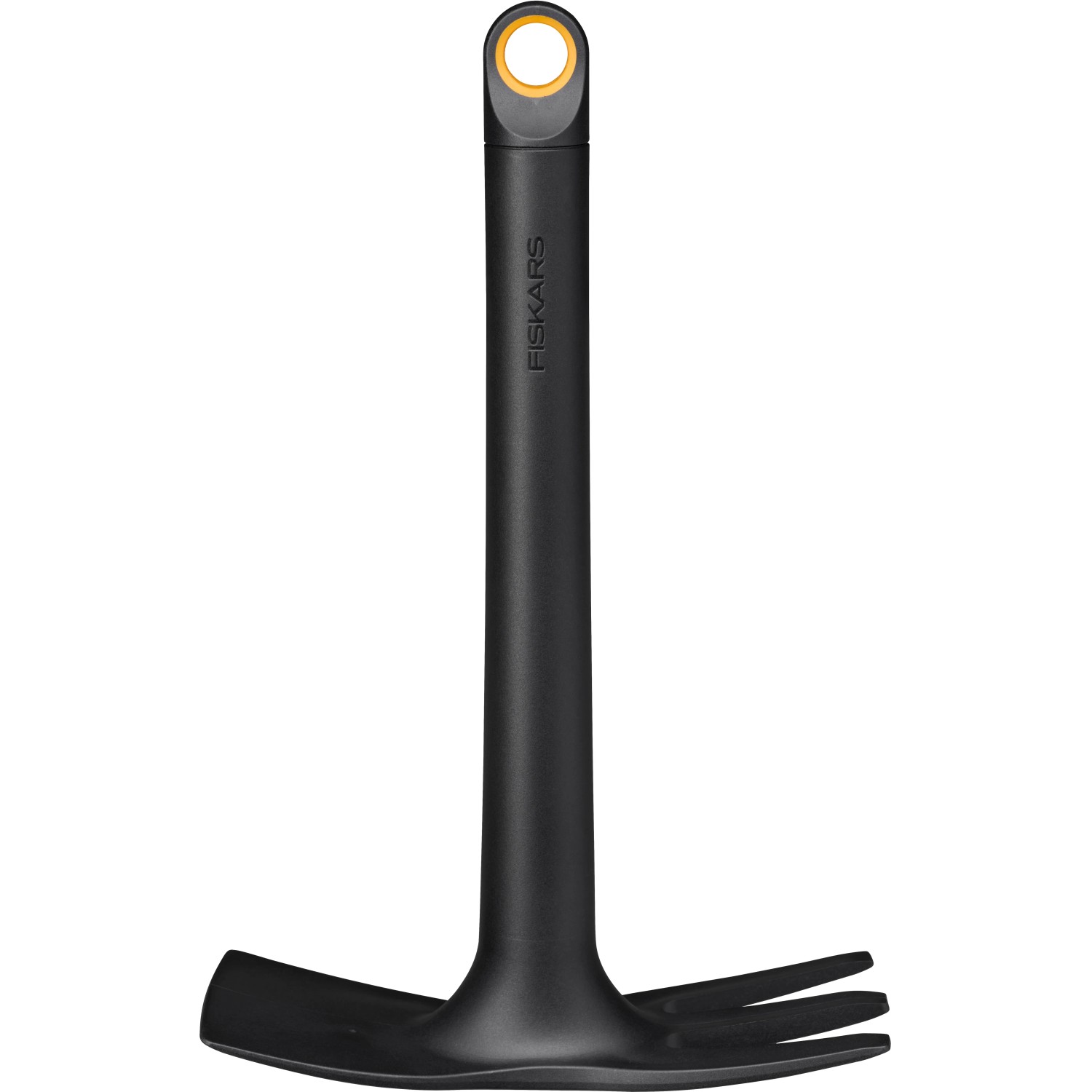 Fiskars Solid Kombihacke, 32 cm, schwarz, für Bodenbearbeitung und Unkrautentfernung.