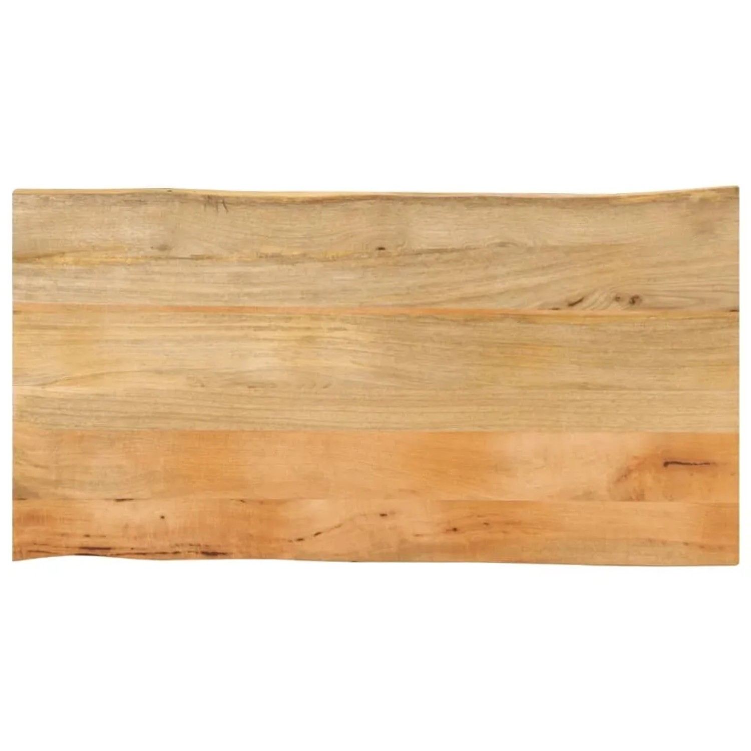 vidaXL Tischplatte mit Baumkante 100x60x3,8 cm Massivholz Mango 370742