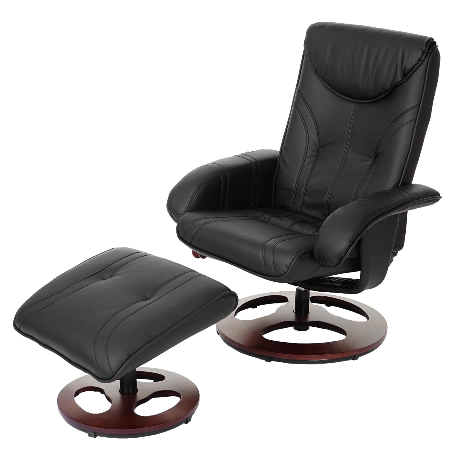 MCW Relaxsessel C46 mit Hocker Schwarz günstig online kaufen