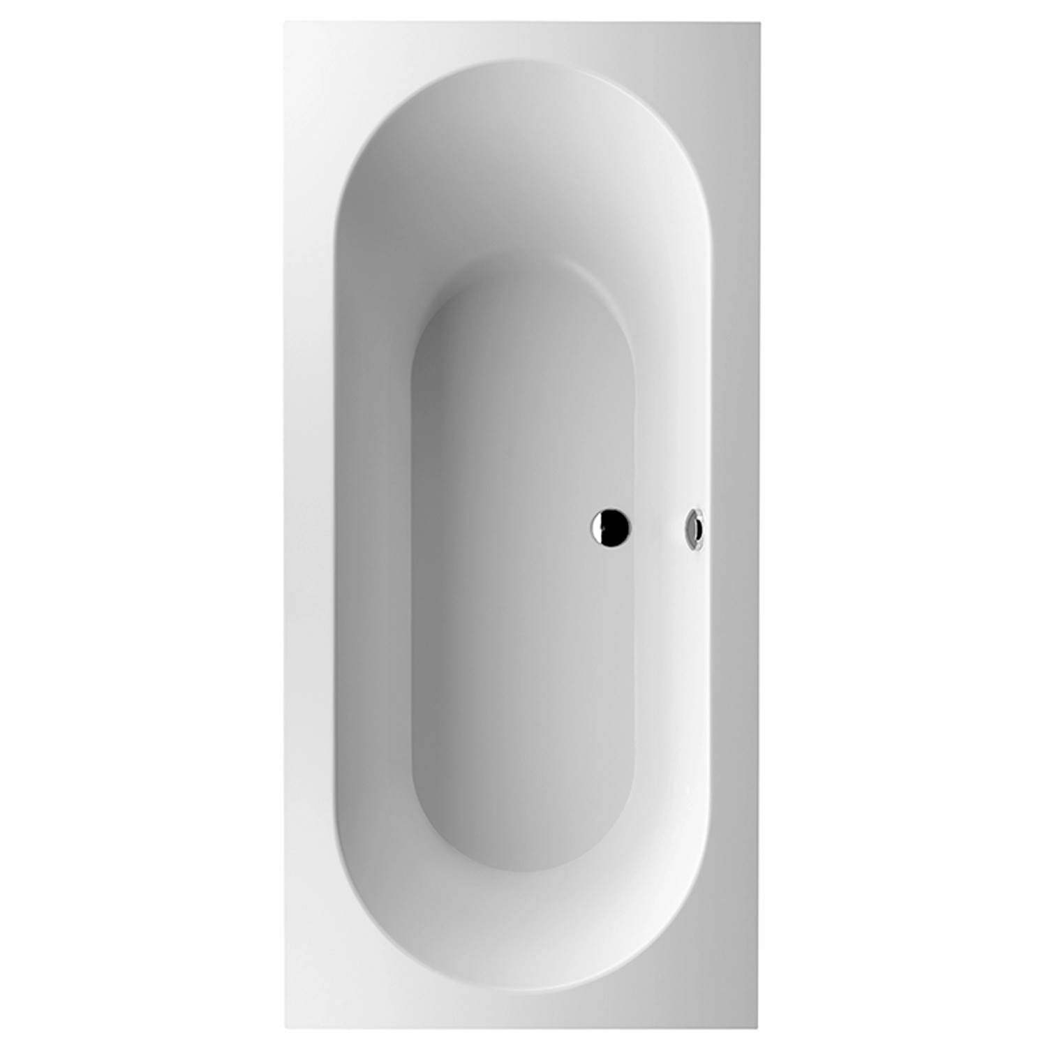 Villeroy & Boch Rechteck-Badewanne Oberon 190 cm x 90 cm Weiß Alpin