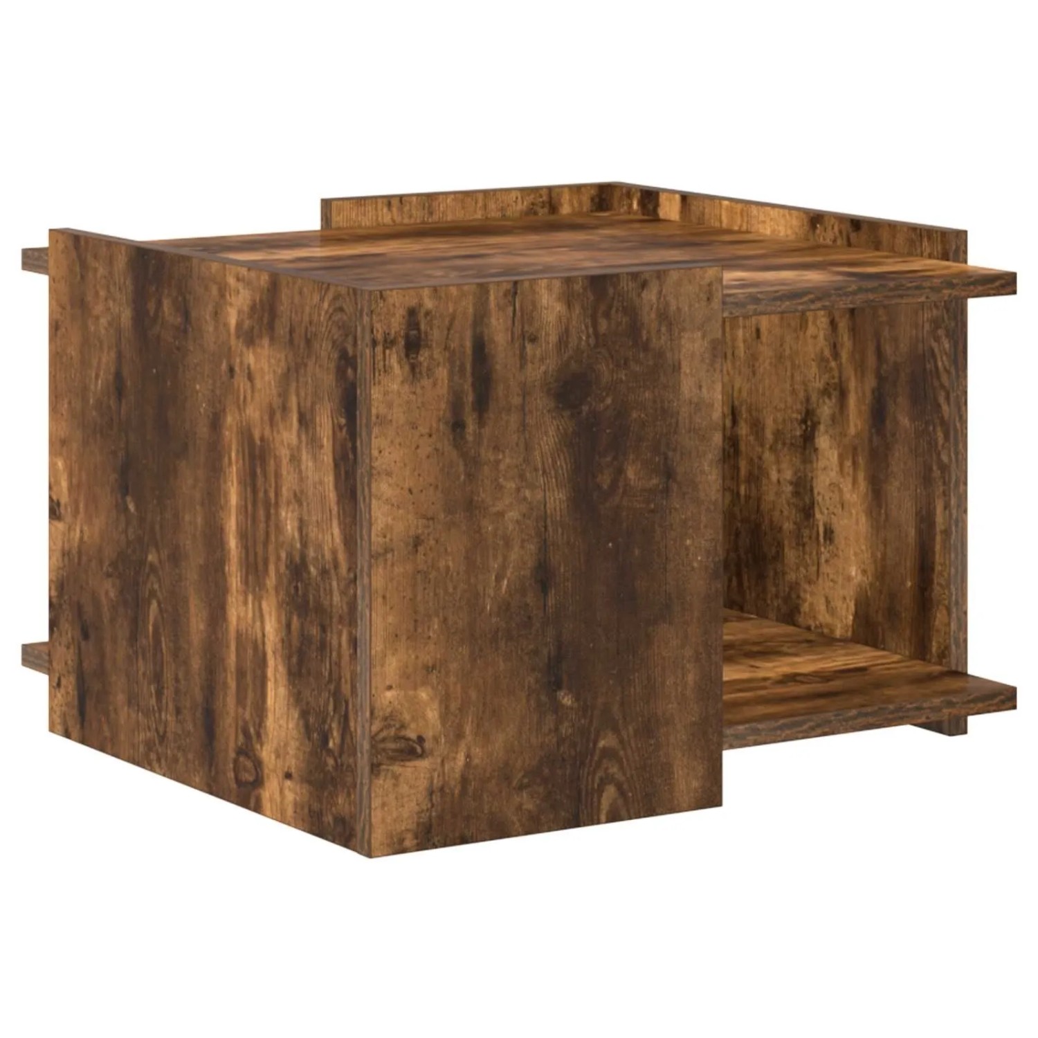 vidaXL Couchtisch Geräucherte Eiche 50,5 x 50 x 33 cm Holzwerkstoff 8001006