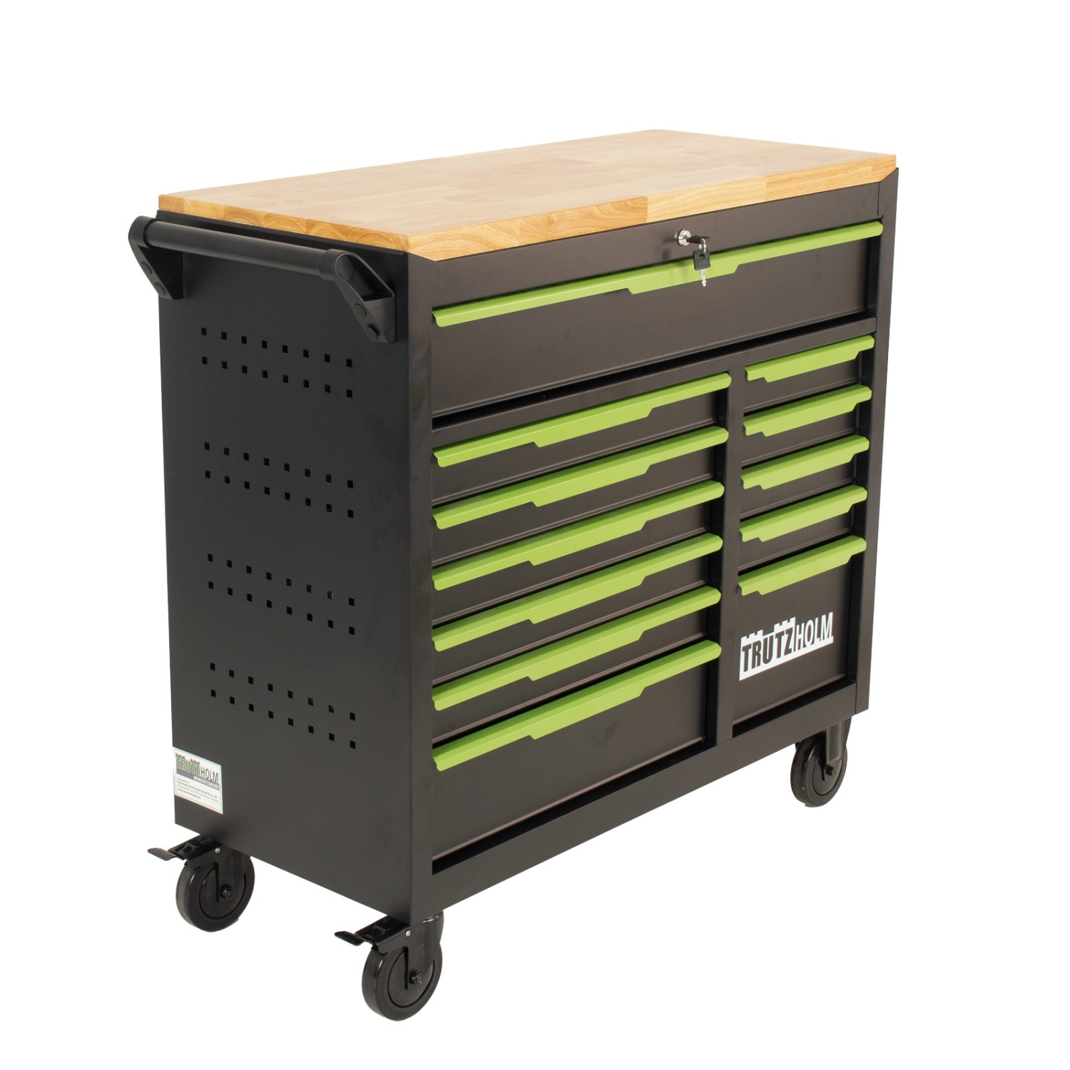 TRUTZHOLM Werkstattwagen Star XL Unbestückt 103 x 112 cm Stahl 12 Schublade günstig online kaufen