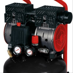 Einhell Kompressor TE-AC 135/24 Silent Plus: Flüsterleiser Kompressor mit Manometer und Druckminderer.