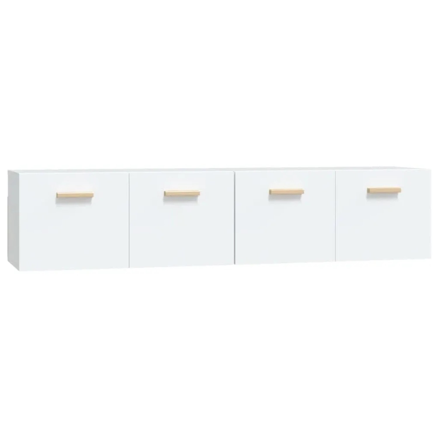 vidaXL Wandschränke 2 Stk Weiß 80x35x36,5 cm Holzwerkstoff 3115644