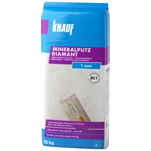 Knauf Diamant Mineralputz 1 mm Körnung 25 kg
