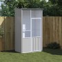 vidaXL Voliere Grau 115x78x200 cm Verzinkter Stahl_6