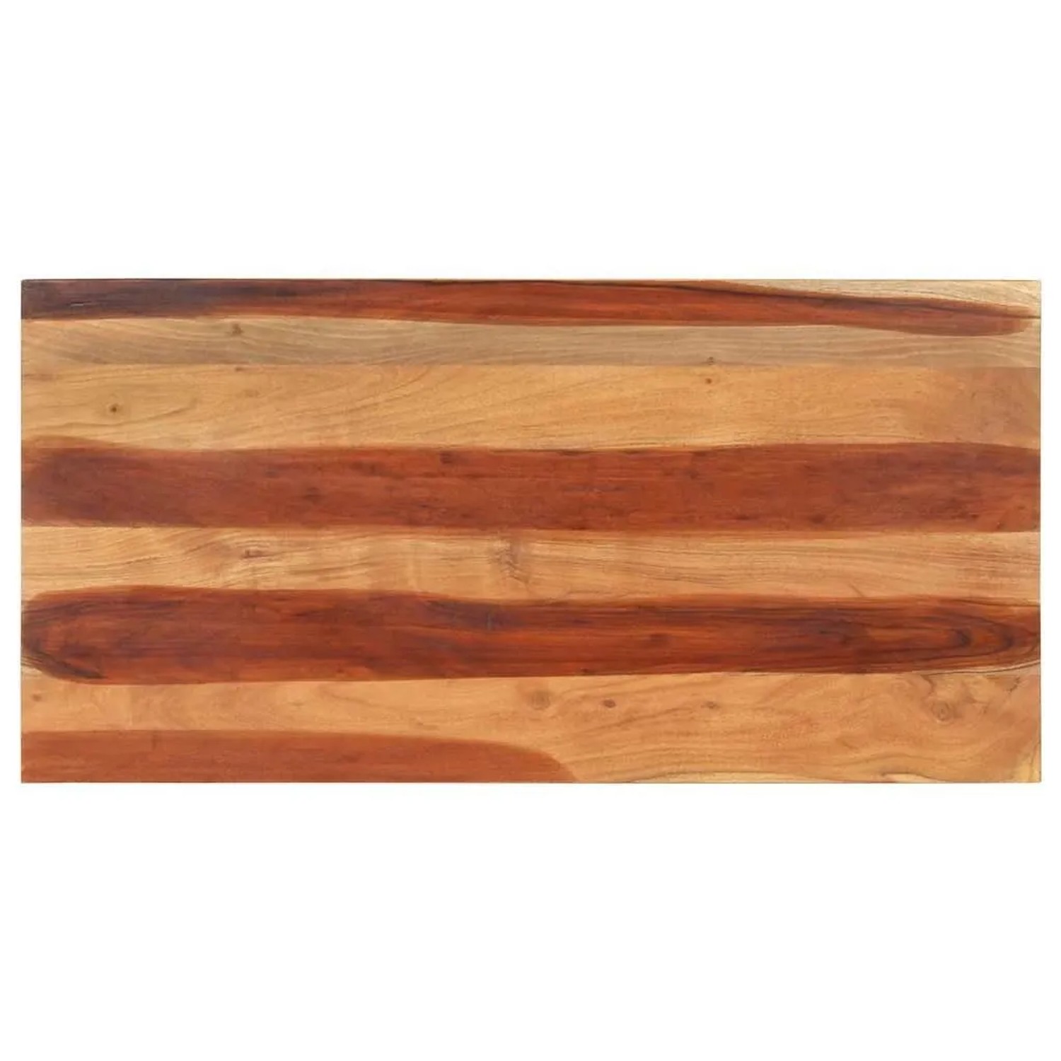 vidaXL Tischplatte 120x60x2,5-2,7 cm Massivholz Palisander 327514