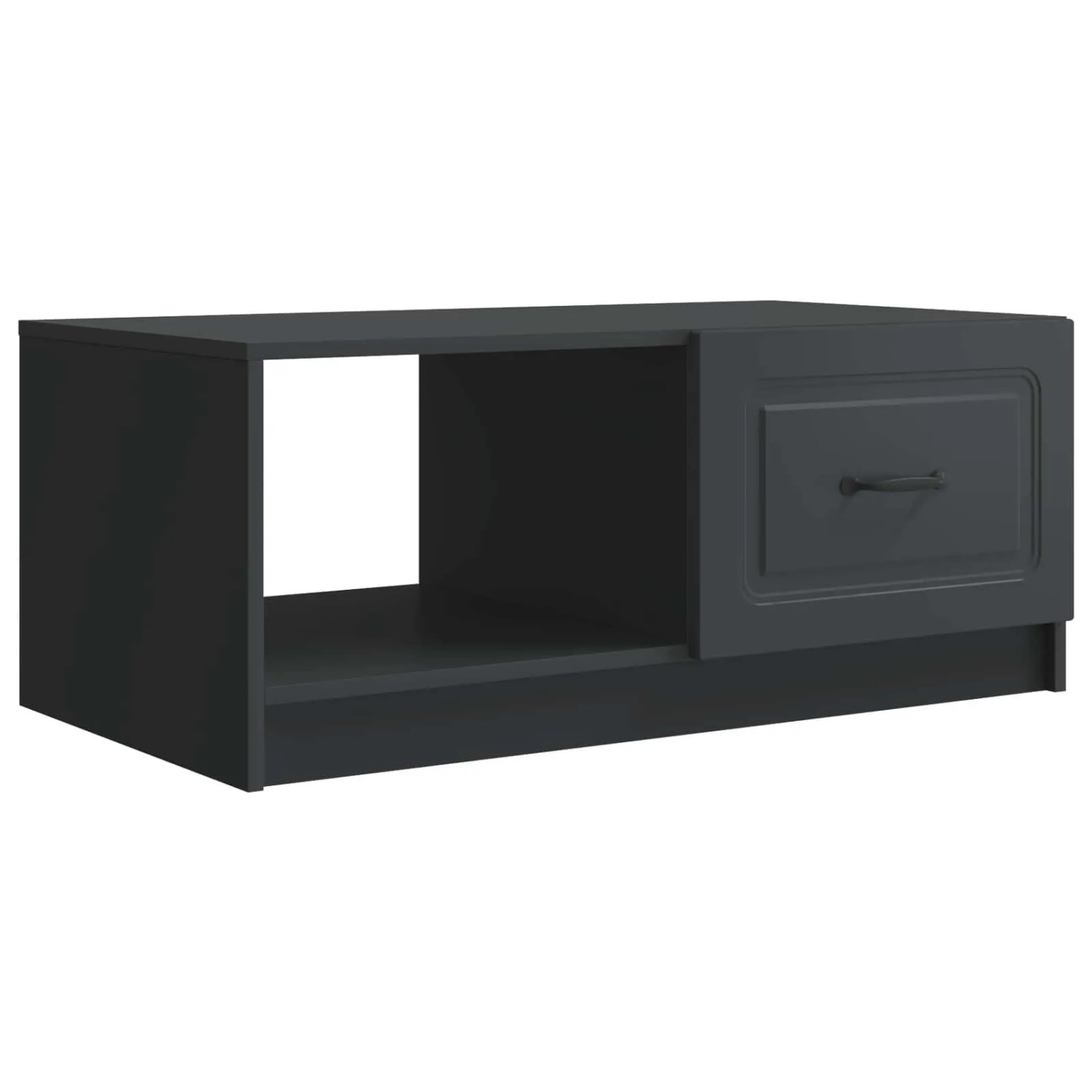 vidaXL Couchtisch Schwarz 90 x 50 x 37 cm Holzwerkstoff 895876