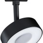 Schwarzer Paulmann Urail LED Schienenspot Circle, 5W, neutralweißes Licht für Schienensysteme.