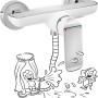 baliv Duscharmatur DU-5070 in Weiß-Chrom mit stilisierter Kinderillustration.