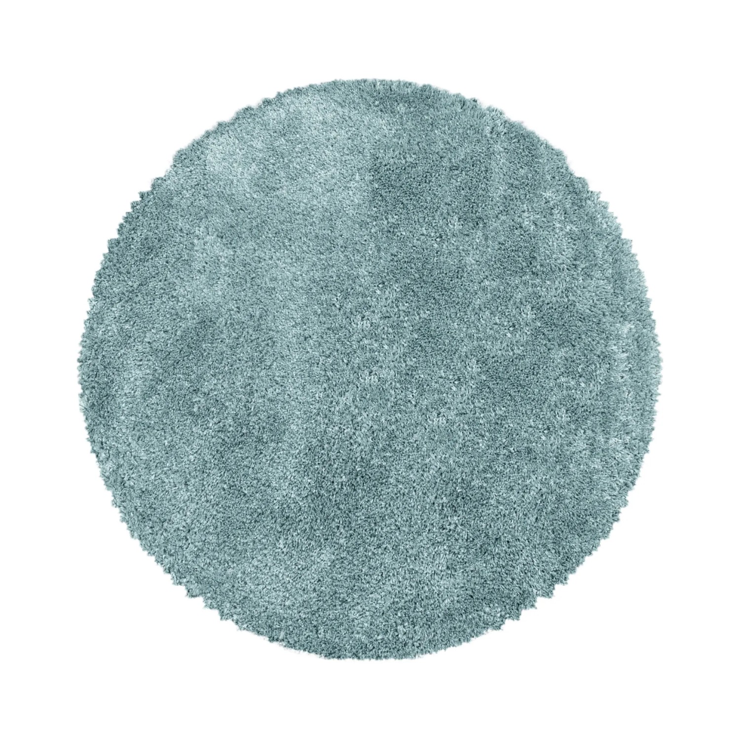 Ayyildiz Hochflorteppich Fluffy 3500 Blau Ø 200 cm