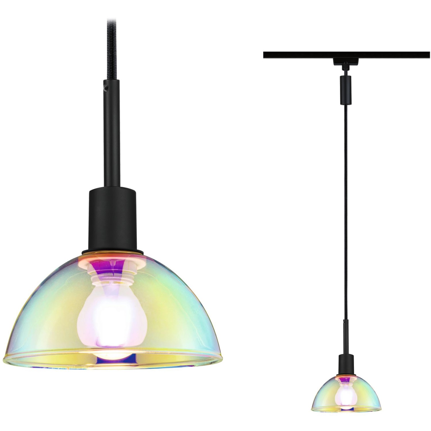 Paulmann URail Pendel Sarrasani Schwarz matt, Dichroic max. 20W E14