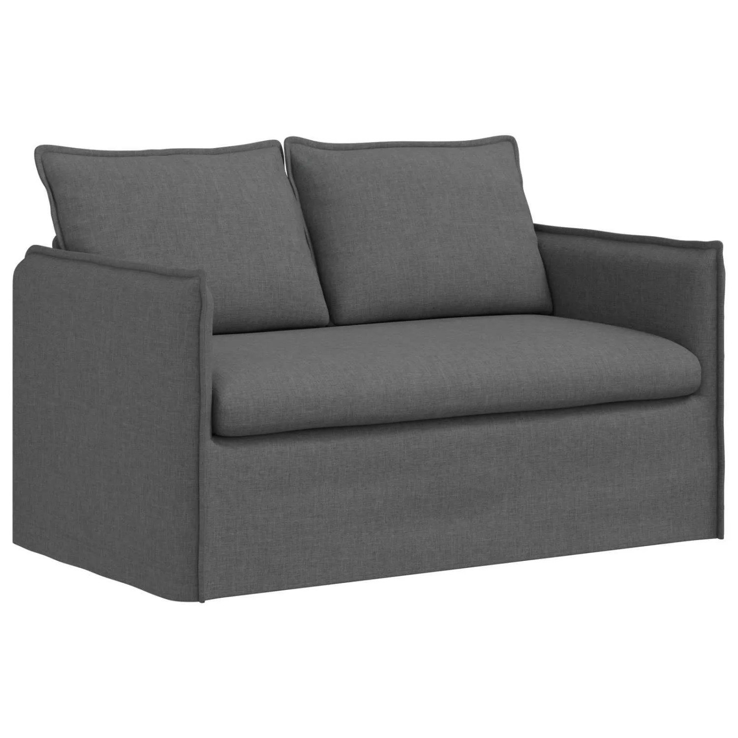 vidaXL Sofa Dunkelgrau 136 x 82 x 85 cm Stoff 42024512