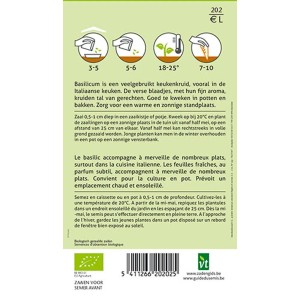 Basilikum 'Aton' Bio Saatgut ca. 0,75 g Intensives Aroma