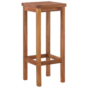 vidaXL Barhocker 2 Stk Massivholz Akazie 44016