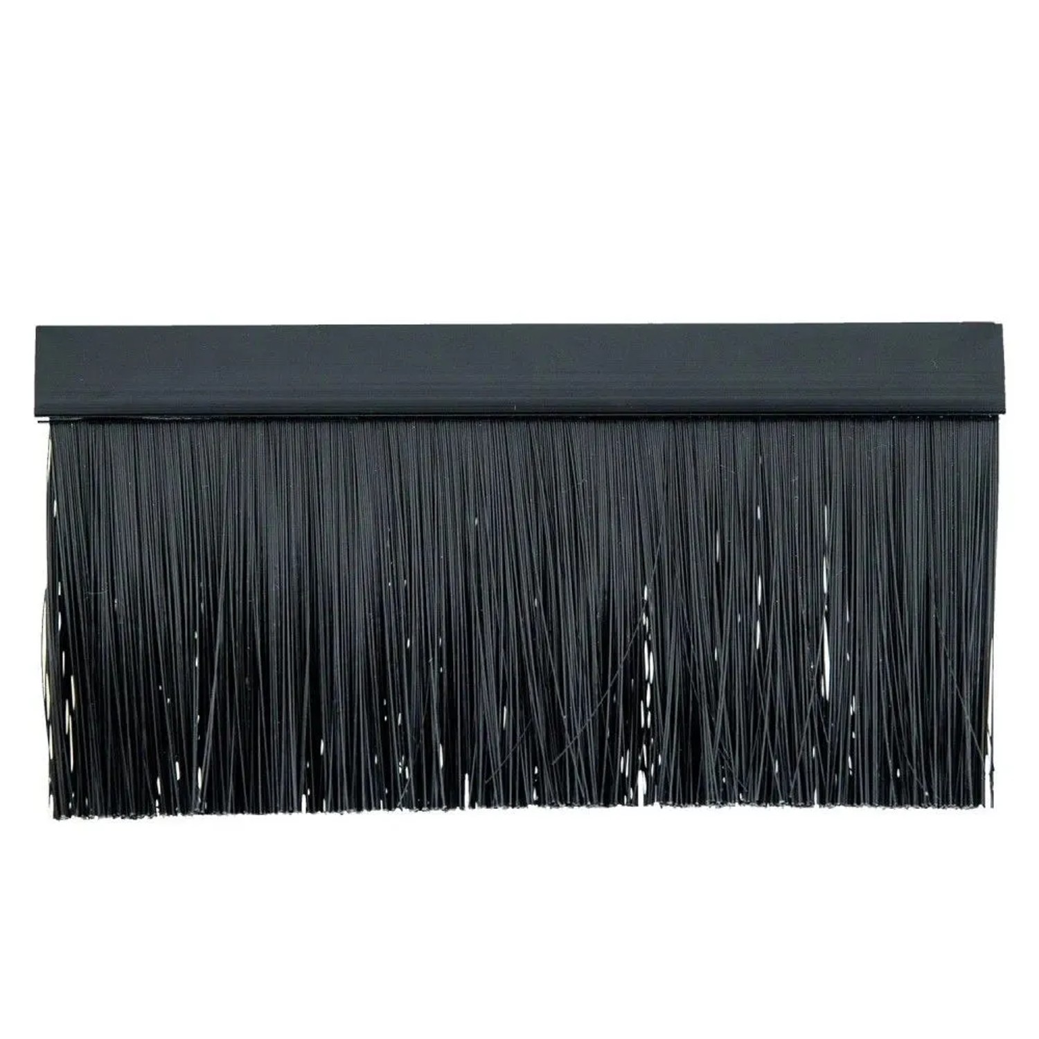 HMF 65429-02 Bürstenleiste für Kabeldurchführung für 19 Zoll Serverschrank Außen Schwarz