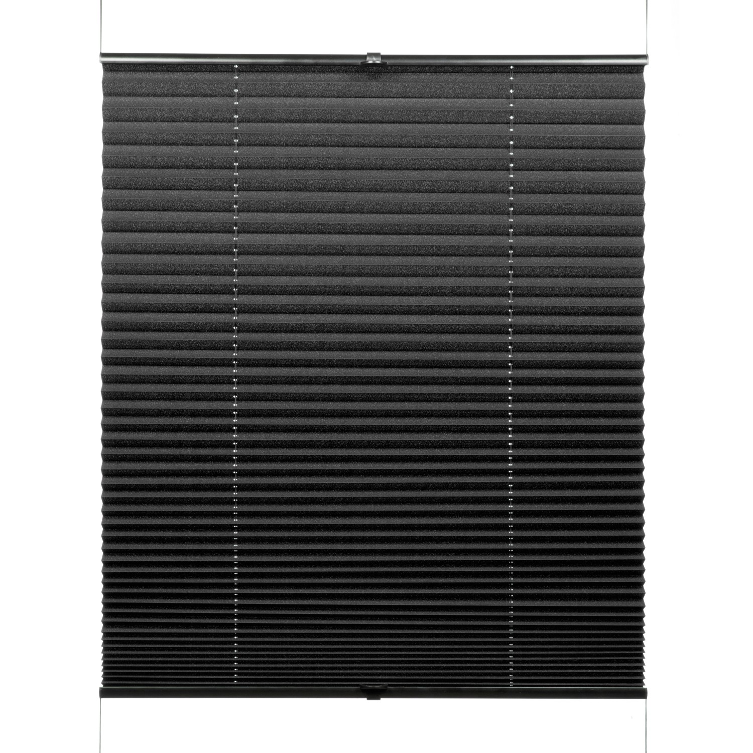 Gardinia Plissee Concept Tageslicht 50 cm x 130 cm Schwarz günstig online kaufen