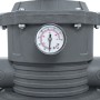 Bestway Flowclear Sandfilteranlage mit Manometer und Anschlüssen.