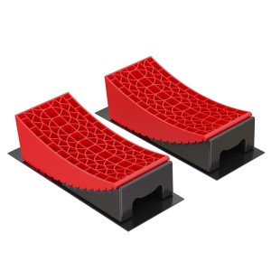 Xpotool Auffahrkeile Wohnmobil 10Cm 13,6T Auffahrkeil Set Wasserwaage Wohnwagen