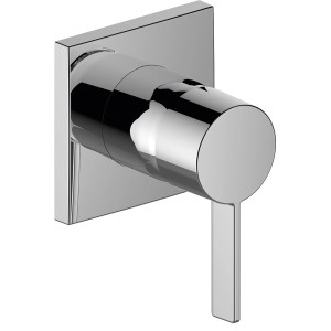 Keuco IXMO Einhebelmischer, eckig, Chrom, für Unterputzmontage.