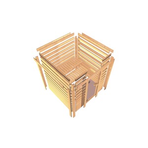 Chillroi Sauna Danika Inklusive Saunaofen 3,6kW Integriert Steuerung