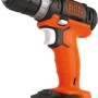 Black+Decker Akku-Bohrschrauber BDCDD12USB Solo, orange-schwarz. Akkuschrauber ohne Akku.