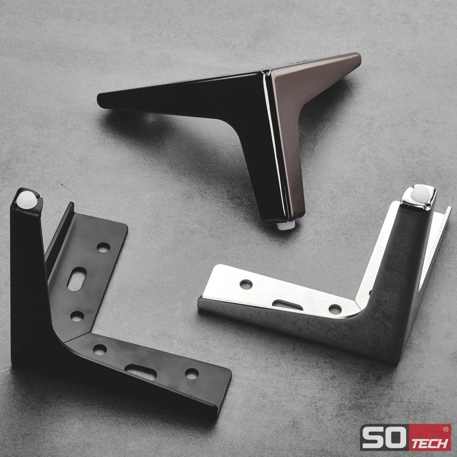 SOTECH Möbelfuß VICTOR Höhe 150 mm Chrom Poliert_3
