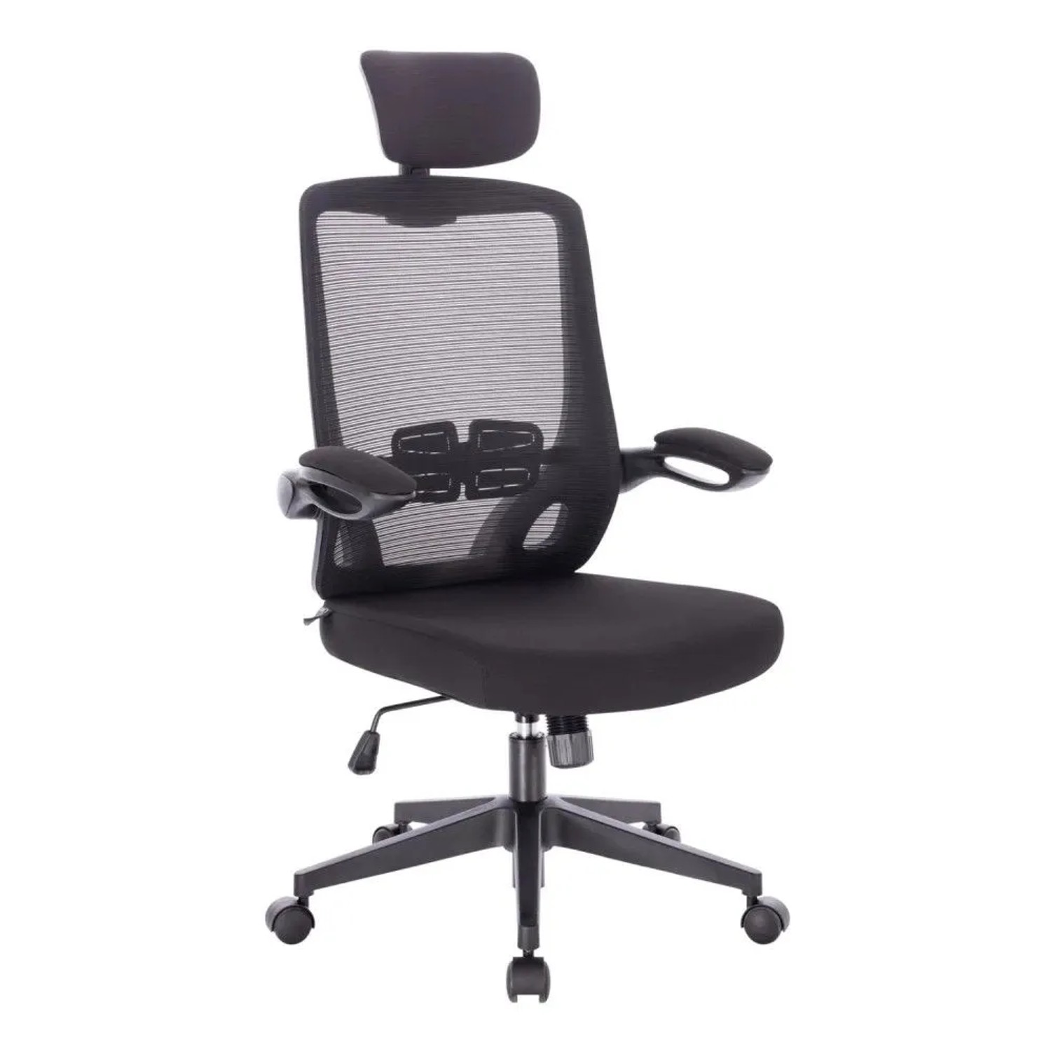 Svita Sam Bürostuhl Schreibtischstuhl Ergonomisch Verstellbar Rollen Schwarz