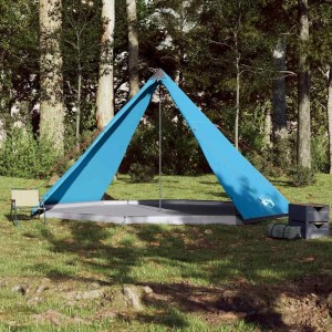 vidaXL Tipi-Familienzelt 8 Personen Blau Wasserdicht 94583