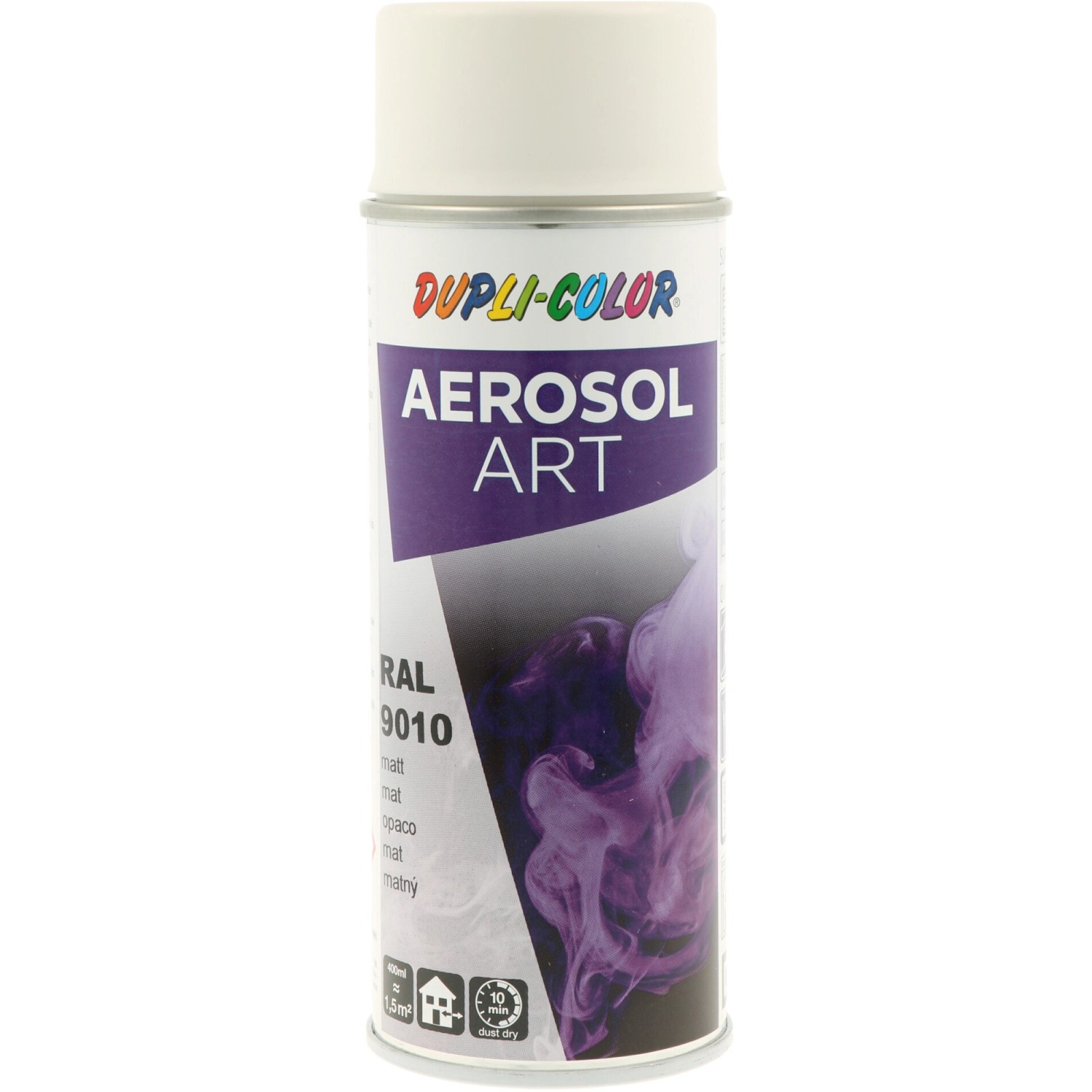 Dupli-Color Lackspray Aerosol-Art RAL 9010 Reinweiß matt 400 ml