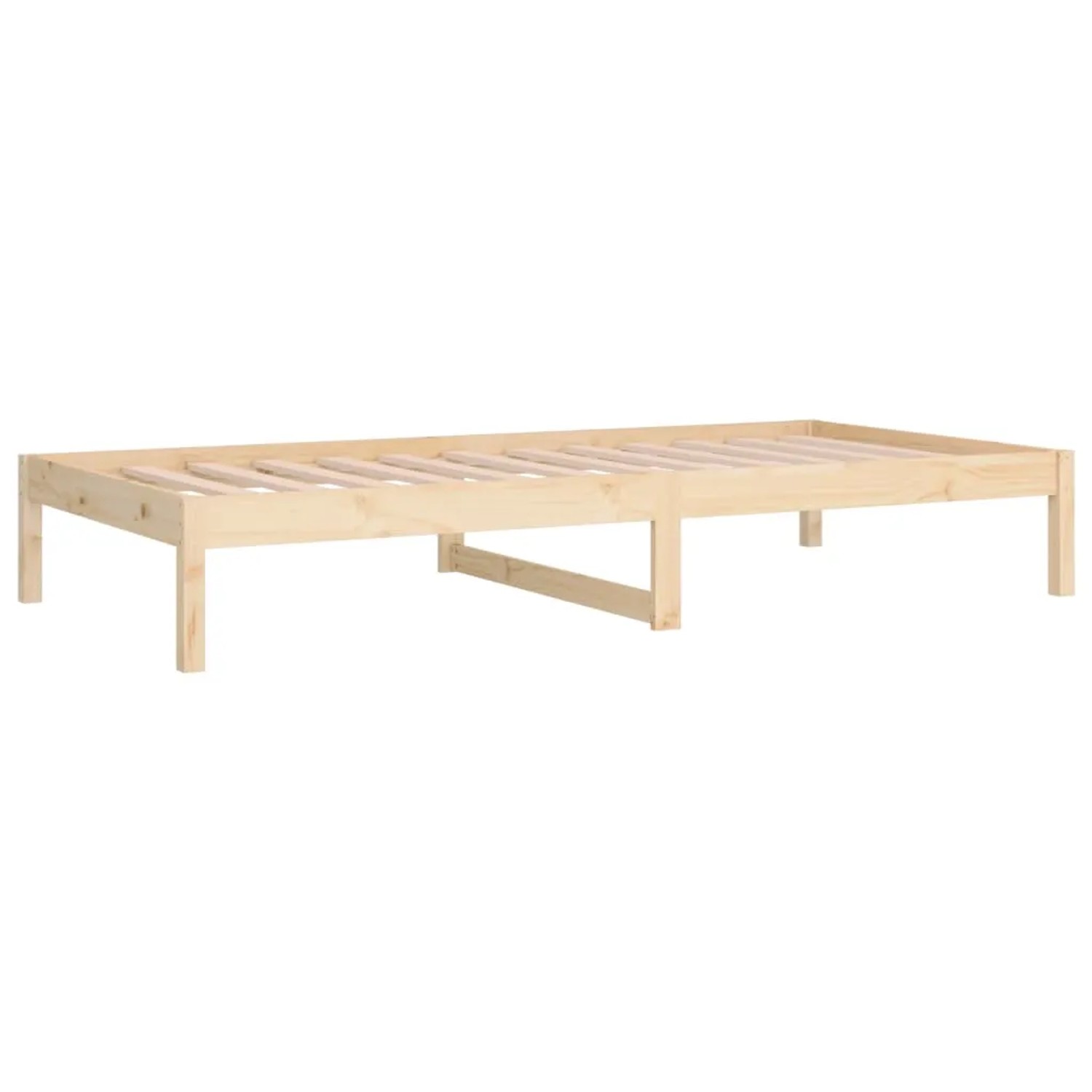 vidaXL Tagesbett 90x200 cm aus Kiefernholz, Bettrahmen ohne Matratze.